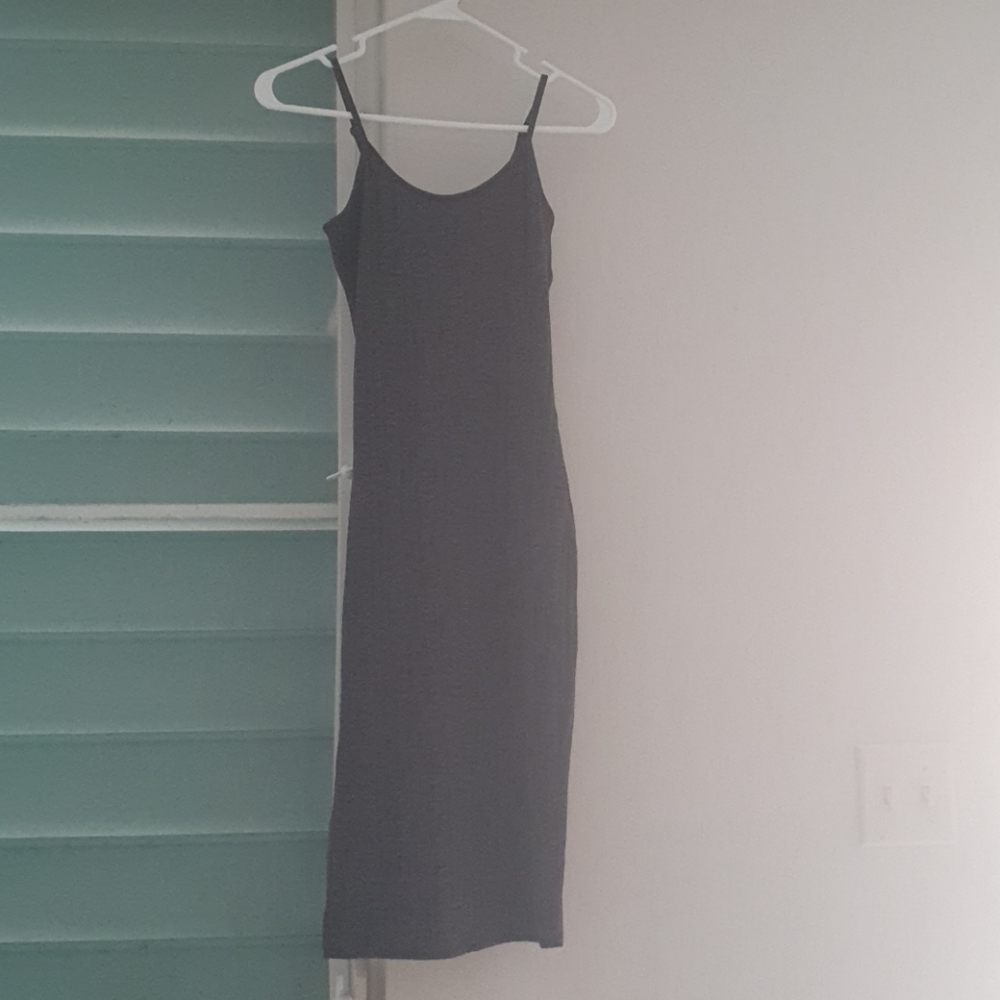 Black and grey dress